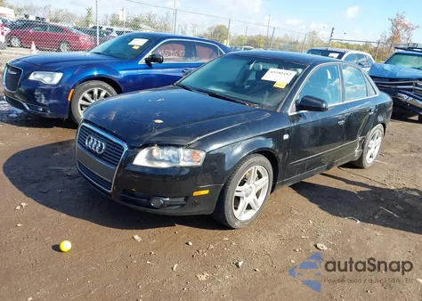 2007 Audi A4 2.0T из США, поврежденный, VIN WAUAF78EX7A112480